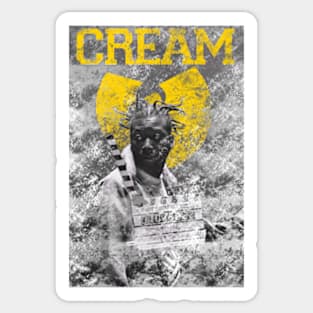 Wutang cream Sticker